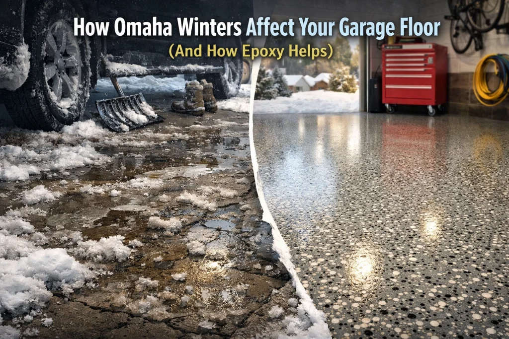 How Omaha Winters Affect Your Garage Floor